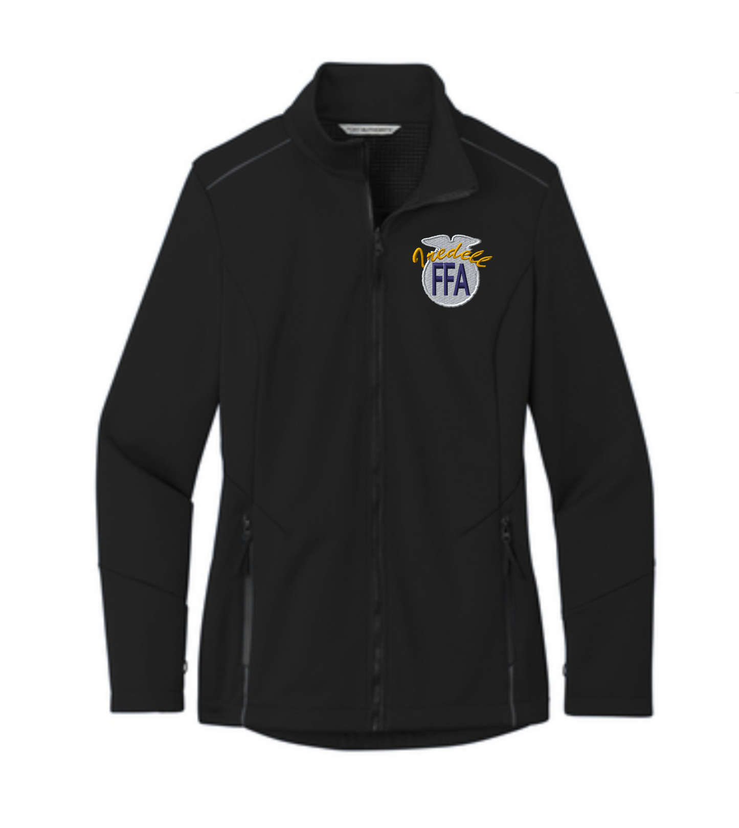 Iredell Women's Personalized BLACK Collective Tech Soft Shell Jacket