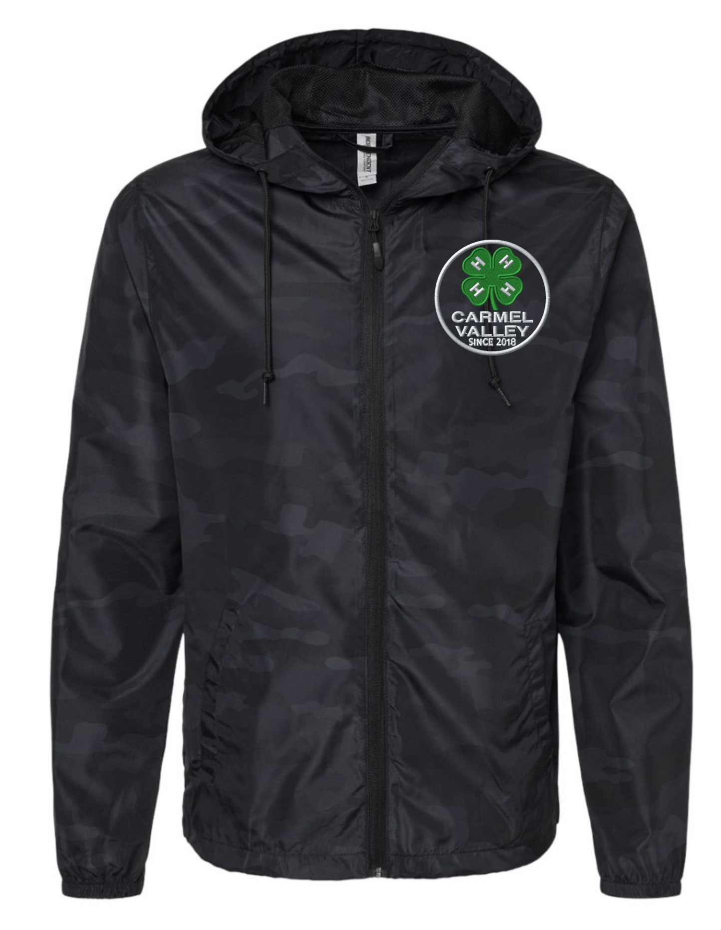 Carmel Valley 4-H Adult Lightweight Windbreaker Full-Zip Jacket