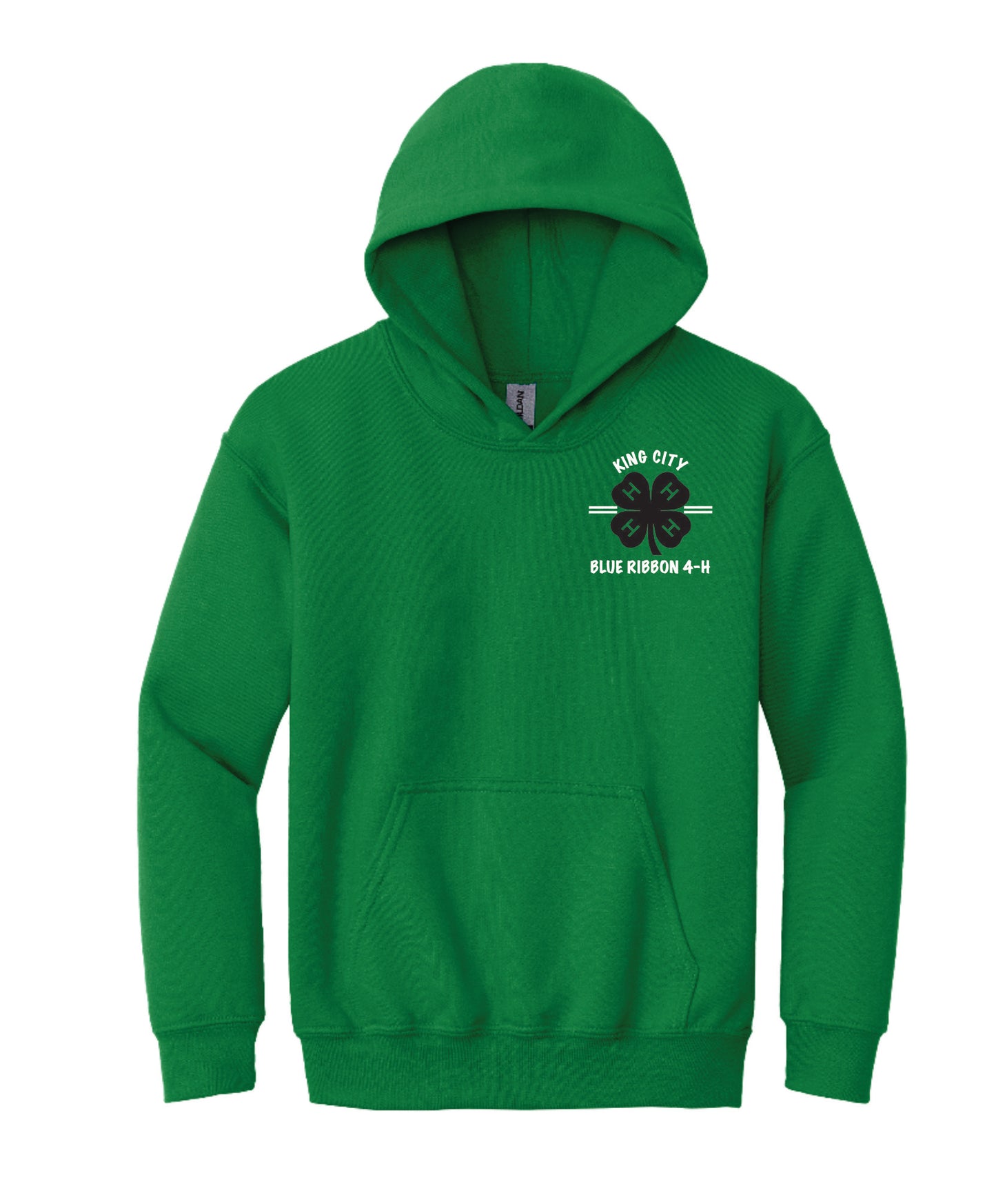 KCBR 4-H Youth Gildan Hooded Sweatshirt
