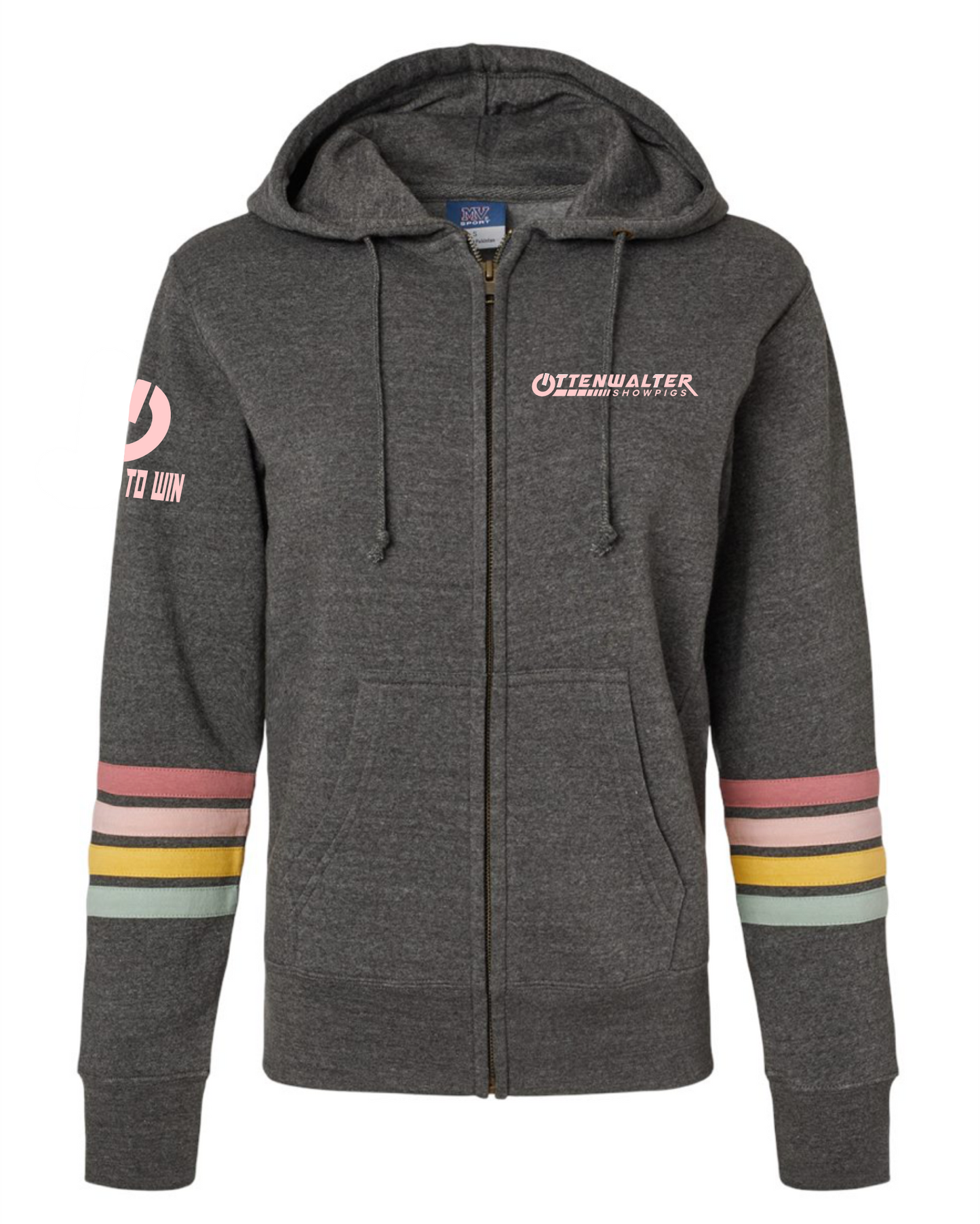 Women's Striped Sleeves Sweatshirt