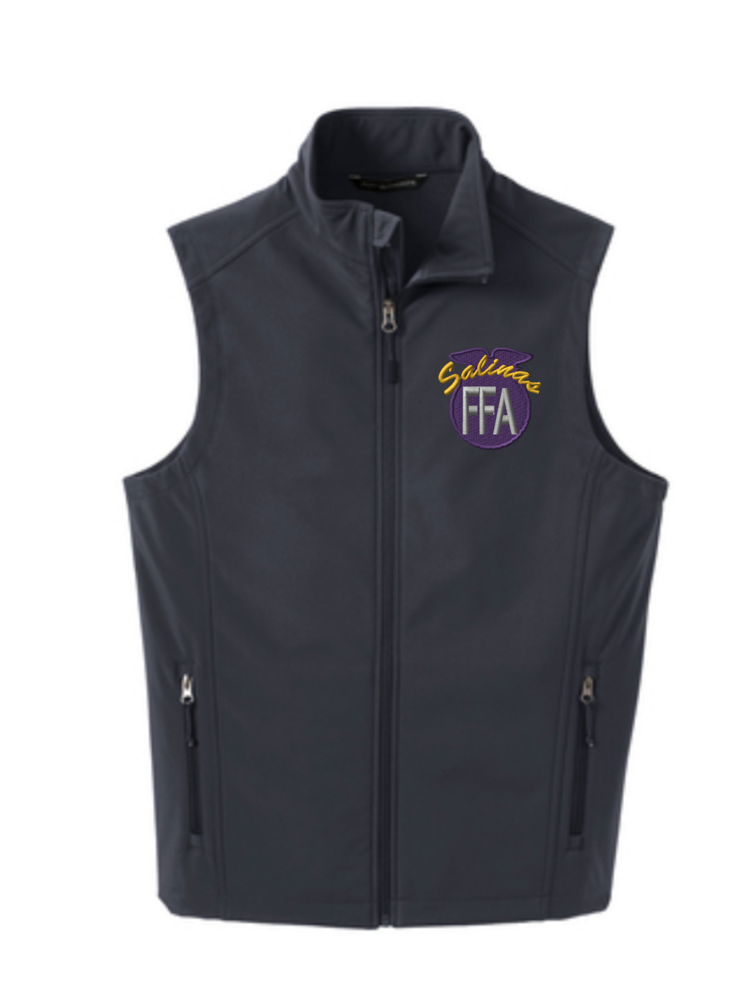 Salinas FFA Mens Core Soft Shell Vest Personalized