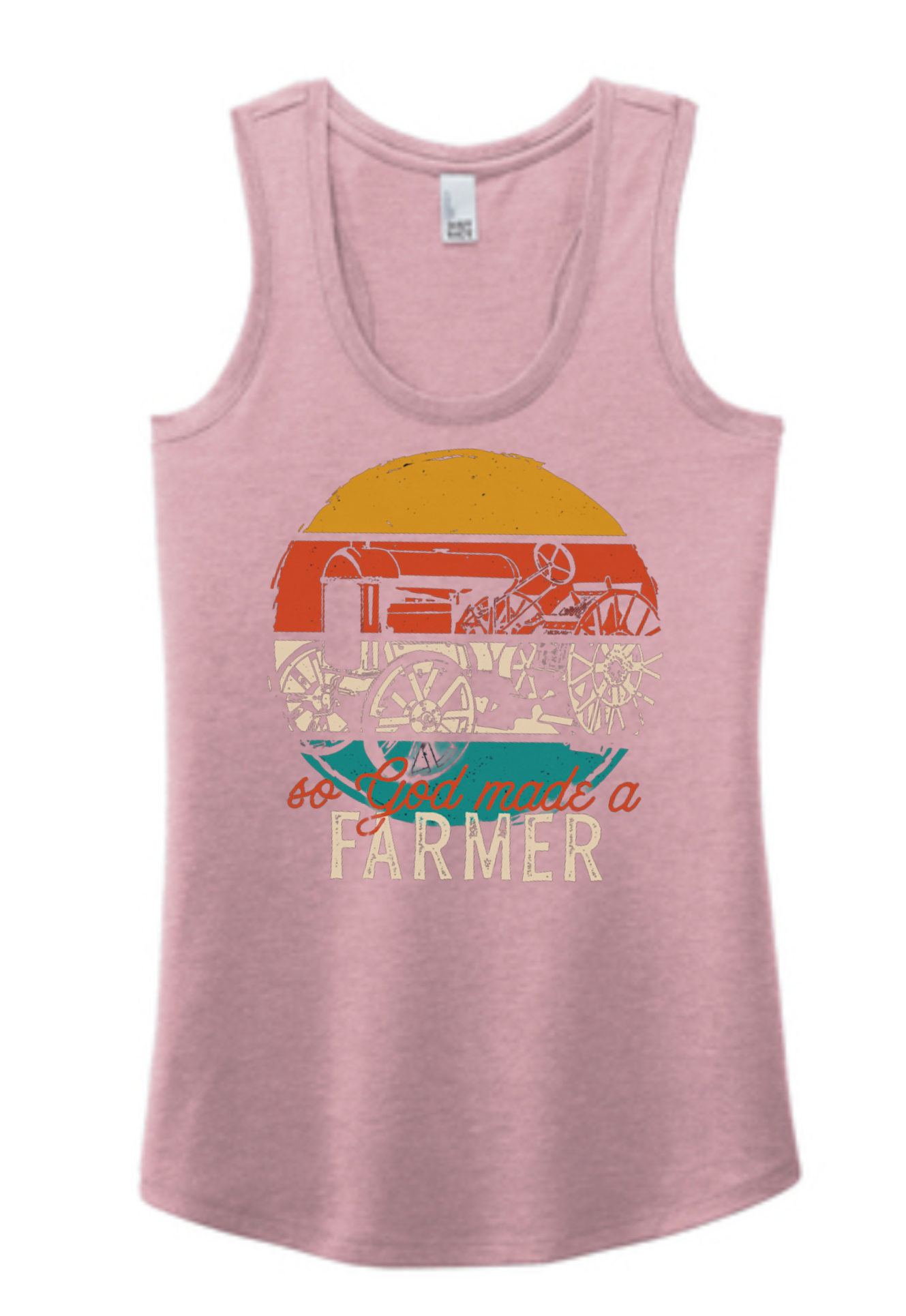 So God Made a Farmer Racerback Tank