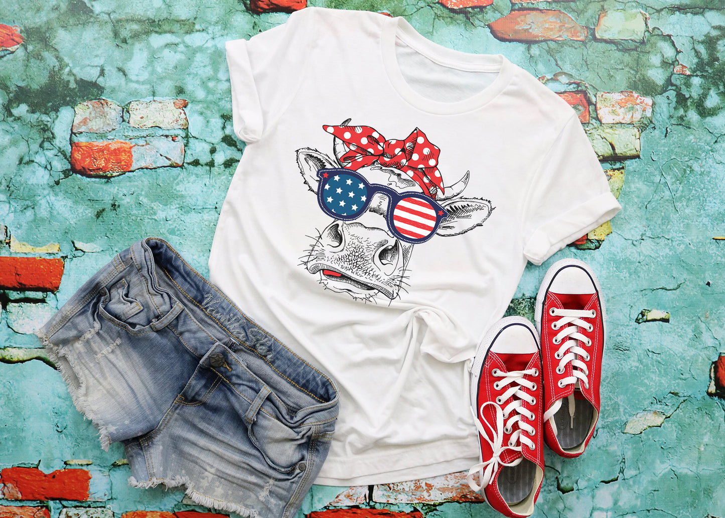 American Cow Tee