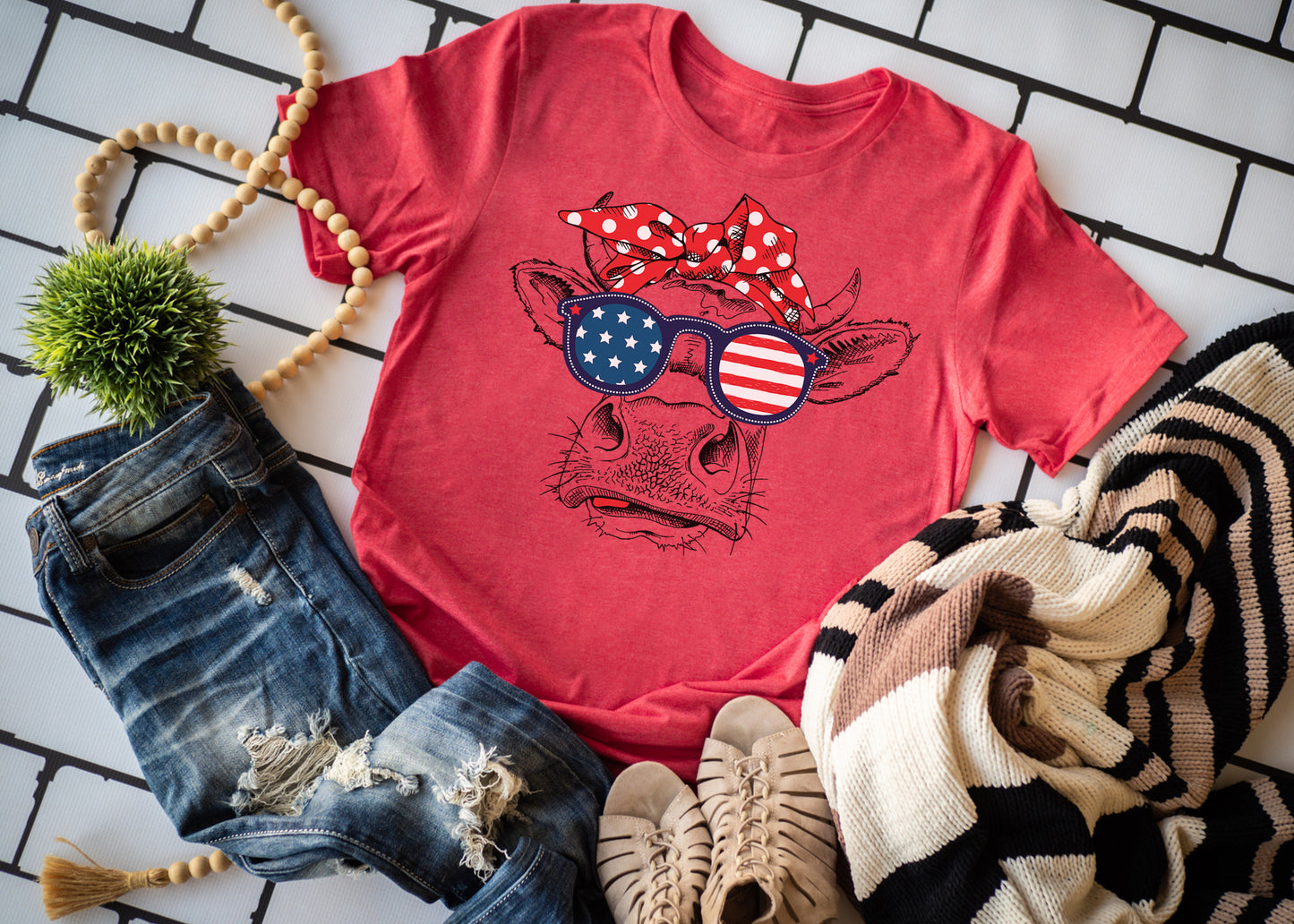 American Cow Tee