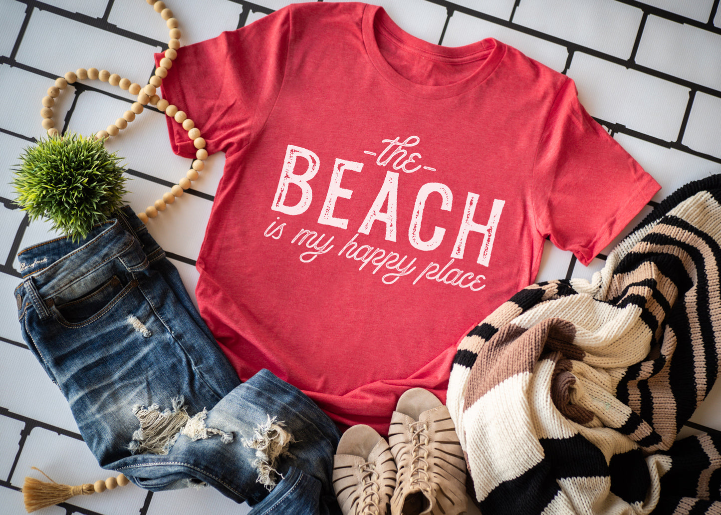 The Beach is My Happy Place Tee