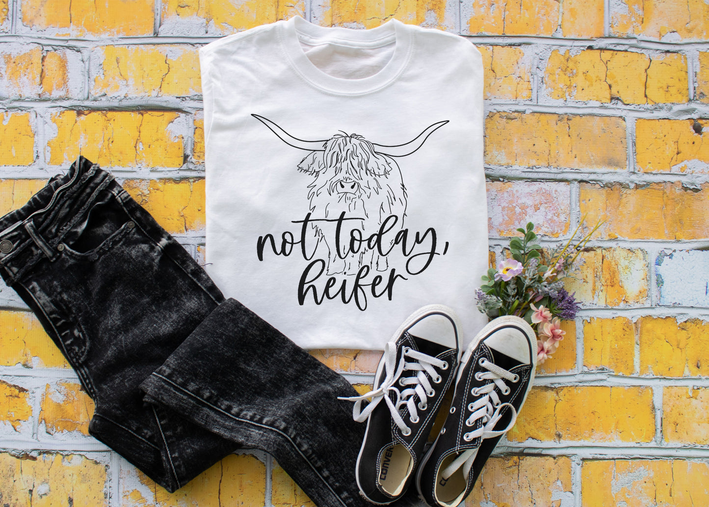 Not Today Heifer Tee