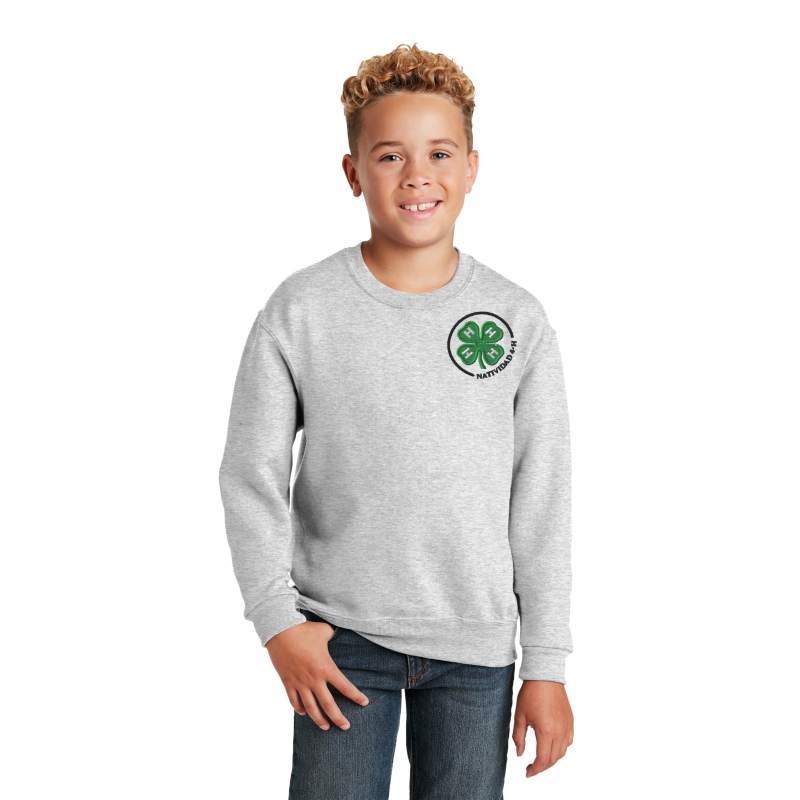 Youth Natividad 4-H Jerzees Crewneck Sweatshirt
