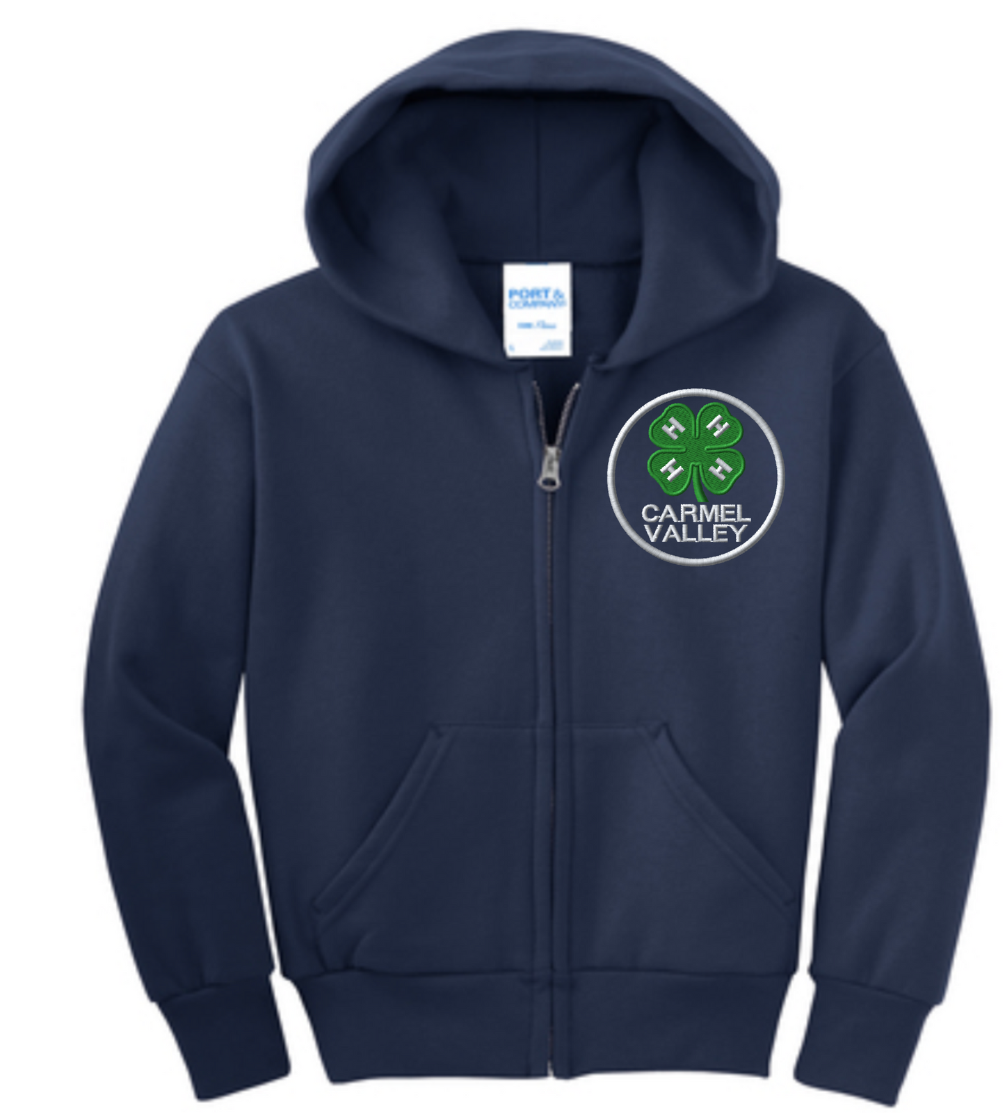 Youth Carmel Valley 4-H Port Authority Full-Zip Hooded Sweatshirt