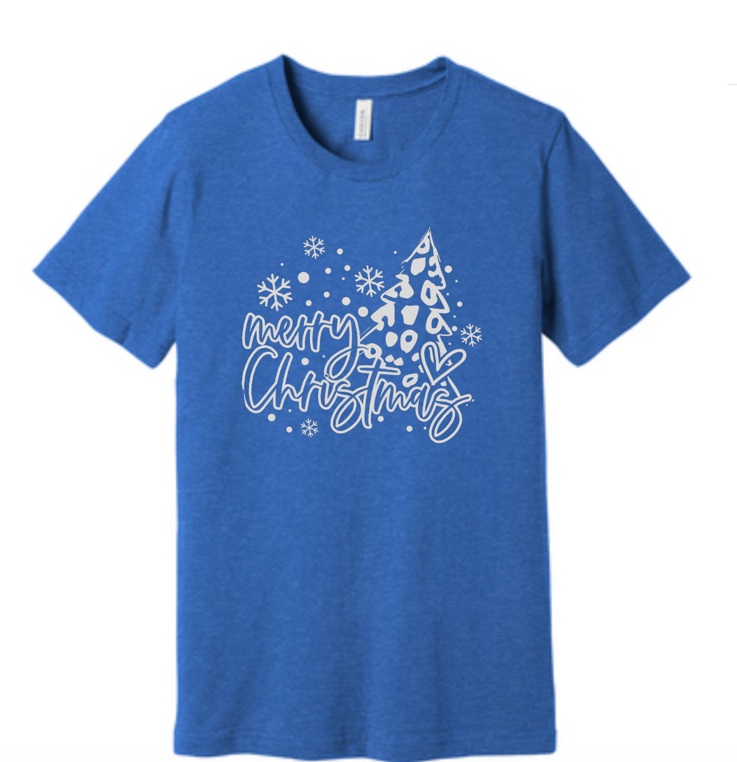 Merry Christmas Leopard Tee