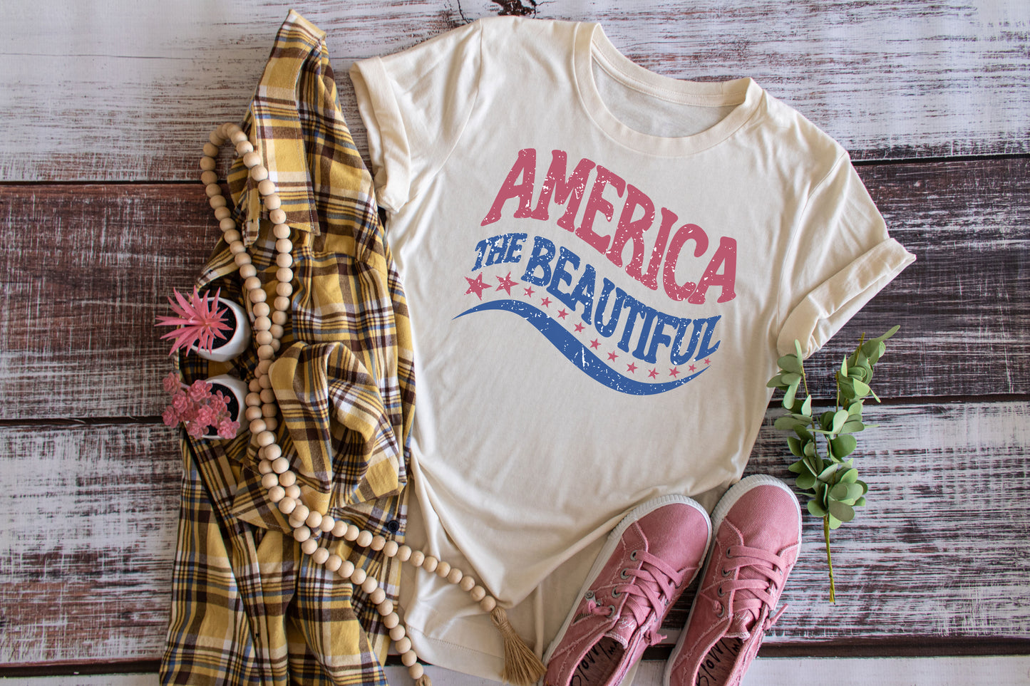 America The Beautiful Tee