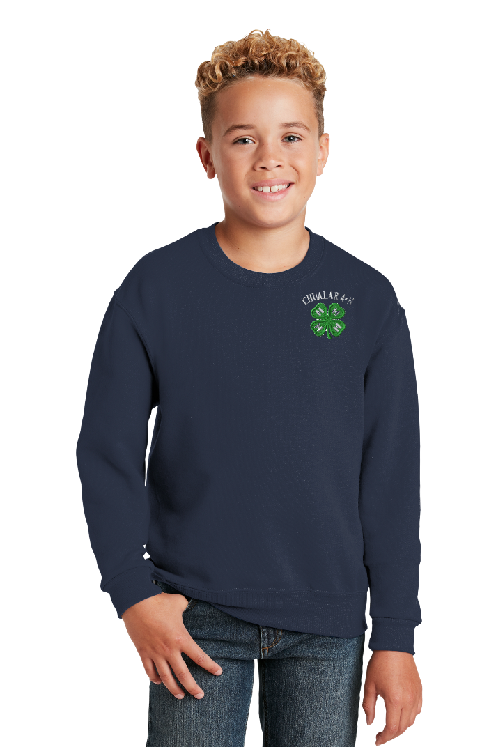 Youth Chualar 4-H Jerzees Crewneck Sweatshirt