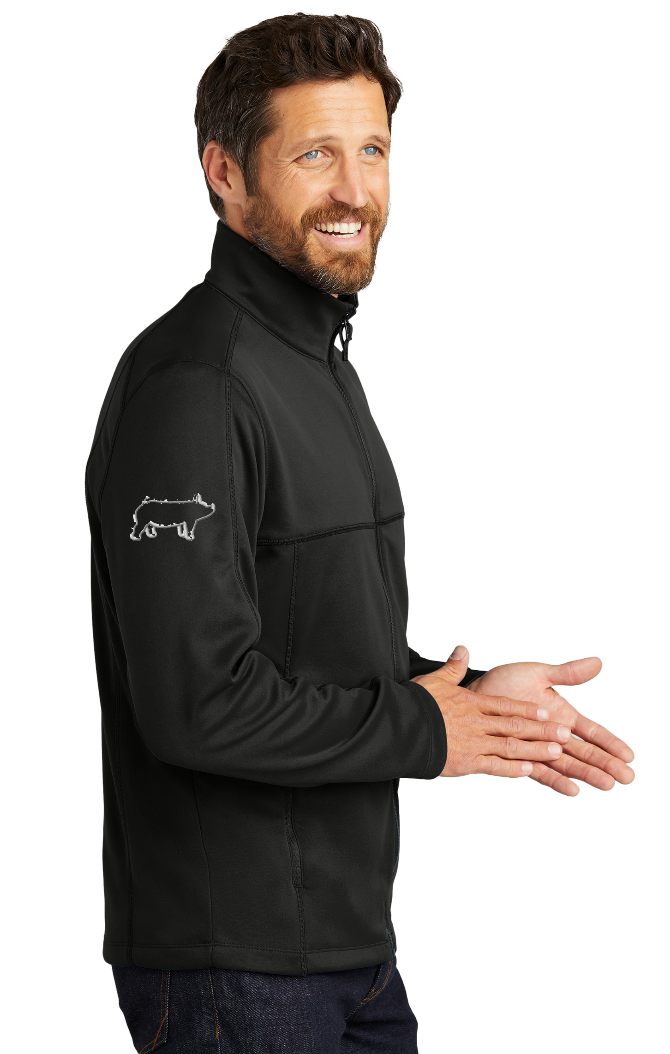KCBR 4-H Personalized Men's BLACK Smooth Fleece Jacket