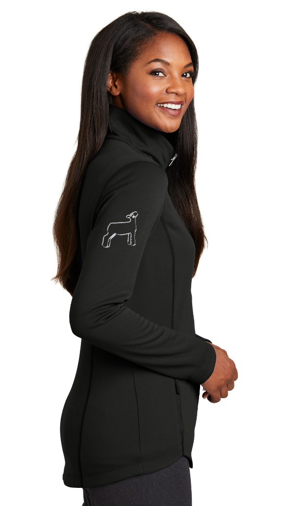 Chualar 4-H Personalized Women's BLACK Port Authority ® Collective Smooth Fleece Jacket