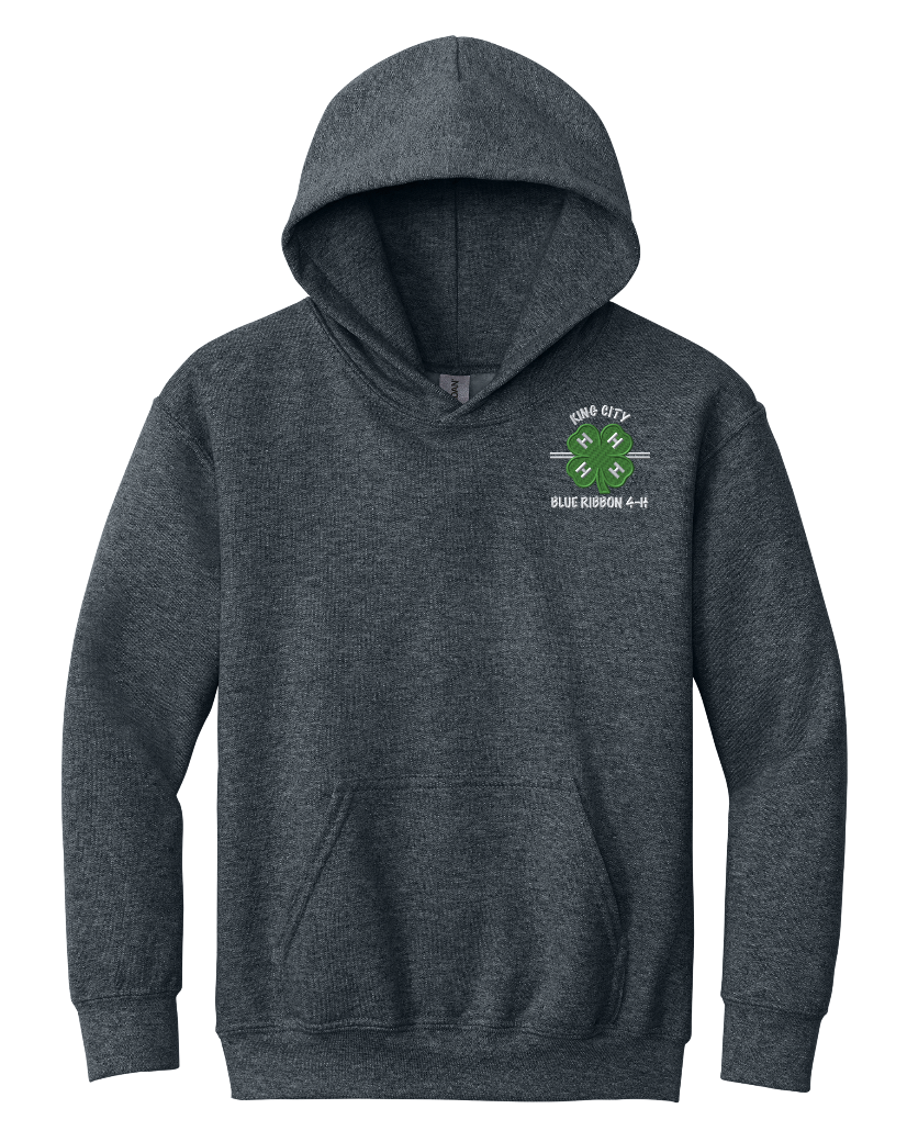 KCBR 4-H Youth Gildan Hooded Sweatshirt