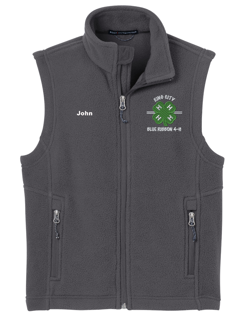 KCBR 4-H Port Authority Fleece Vest