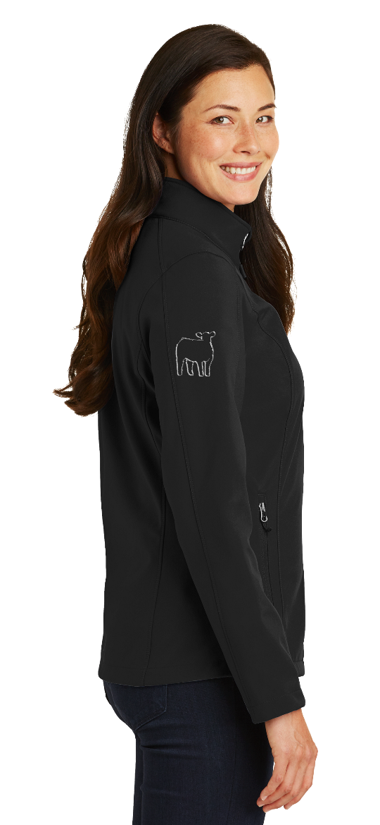 Spring 4-H Personalized Women's BLACK Soft Shell Jacket