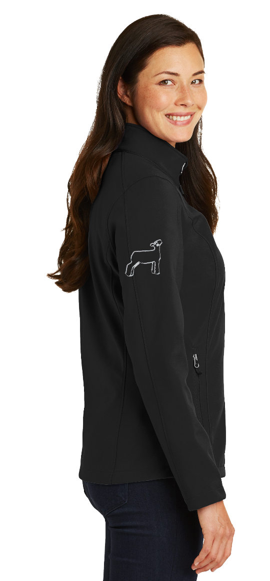 Spring 4-H Personalized Women's BLACK Soft Shell Jacket