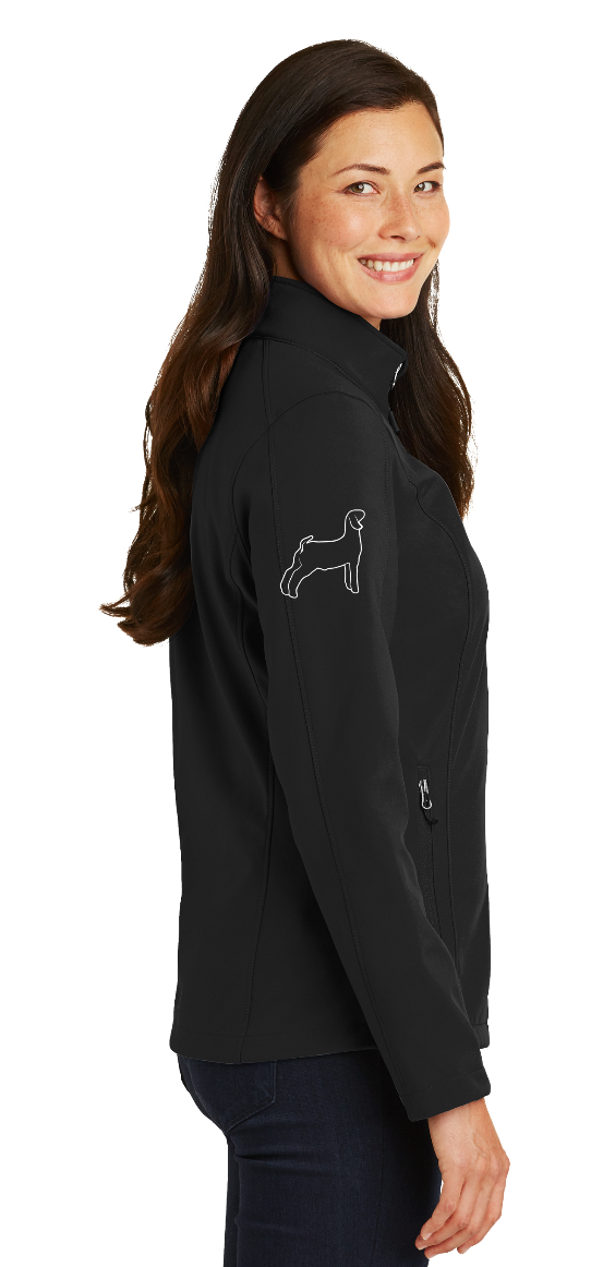 Spring 4-H Personalized Women's BLACK Soft Shell Jacket