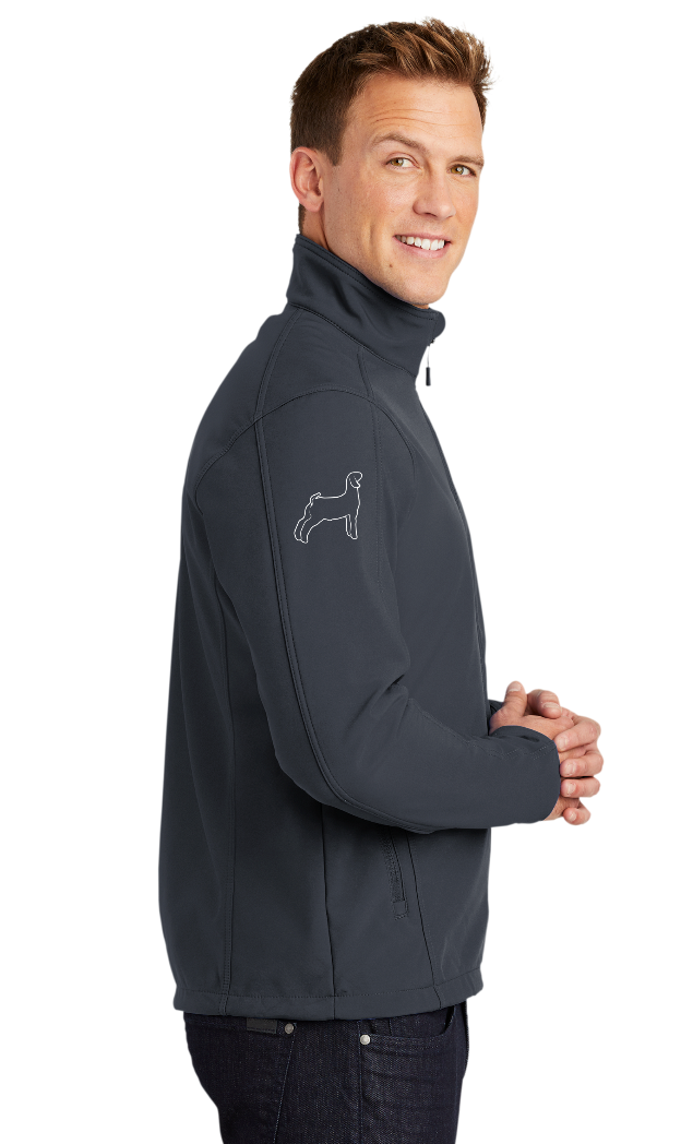 Spring 4-H Personalized Men's GRAPHITE GREY Core Soft Shell Jacket
