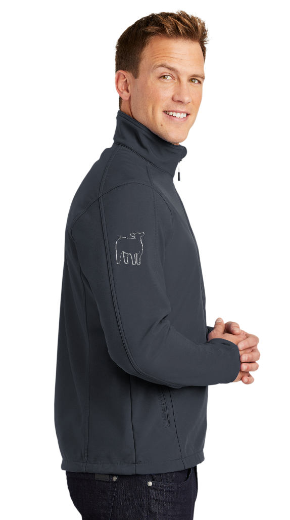 Spring 4-H Personalized Men's GRAPHITE GREY Core Soft Shell Jacket