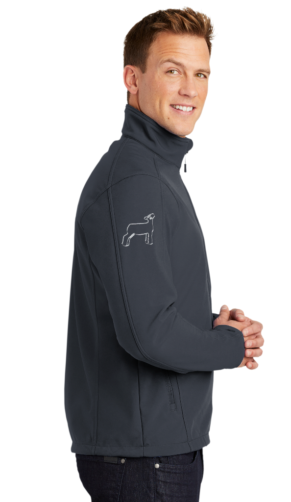 Spring 4-H Personalized Men's GRAPHITE GREY Core Soft Shell Jacket