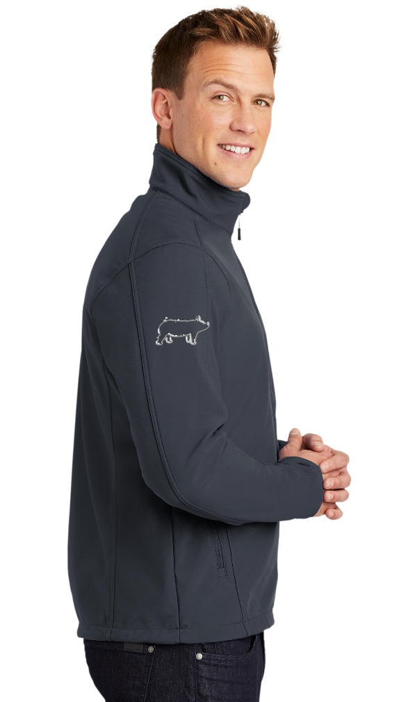 Spring 4-H Personalized Men's GRAPHITE GREY Core Soft Shell Jacket