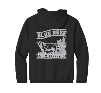 Blue Reef Port & Company® Essential Fleece Full-Zip Hooded Sweatshirt
