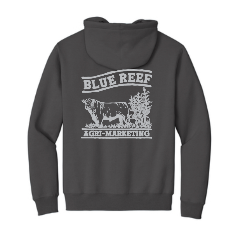 Blue Reef Port & Company® Essential Fleece Full-Zip Hooded Sweatshirt