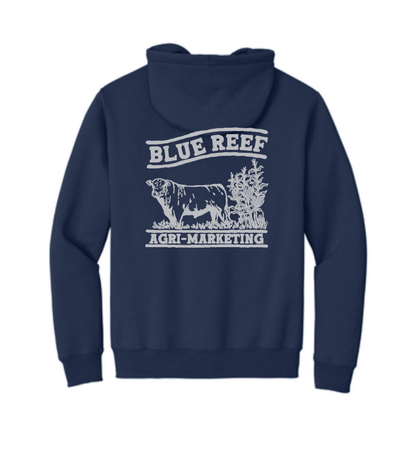 Blue Reef Port & Company® Essential Fleece Full-Zip Hooded Sweatshirt