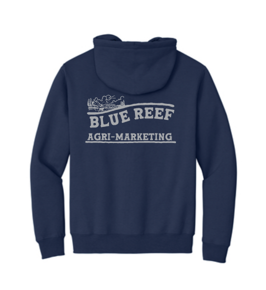 Blue Reef Port & Company® Essential Fleece Full-Zip Hooded Sweatshirt