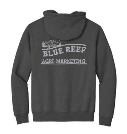 Blue Reef Port & Company® Essential Fleece Full-Zip Hooded Sweatshirt