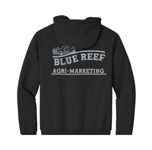 Blue Reef Port & Company® Essential Fleece Full-Zip Hooded Sweatshirt