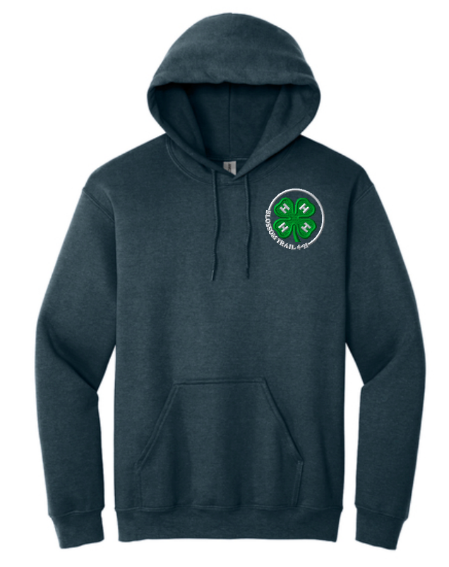 Blossom Trail 4-H Youth Gildan Hooded Sweatshirt