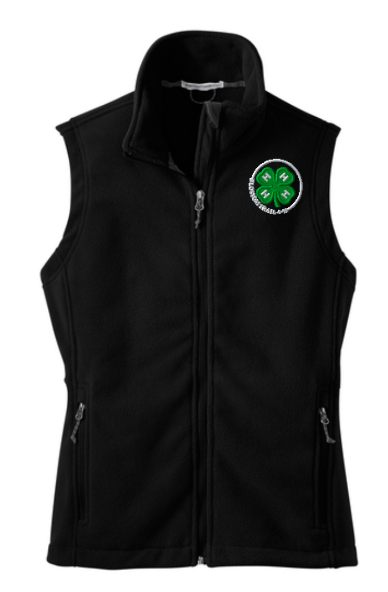 Blossom Trail 4-H Women's Port Authority Fleece Vest Personalized