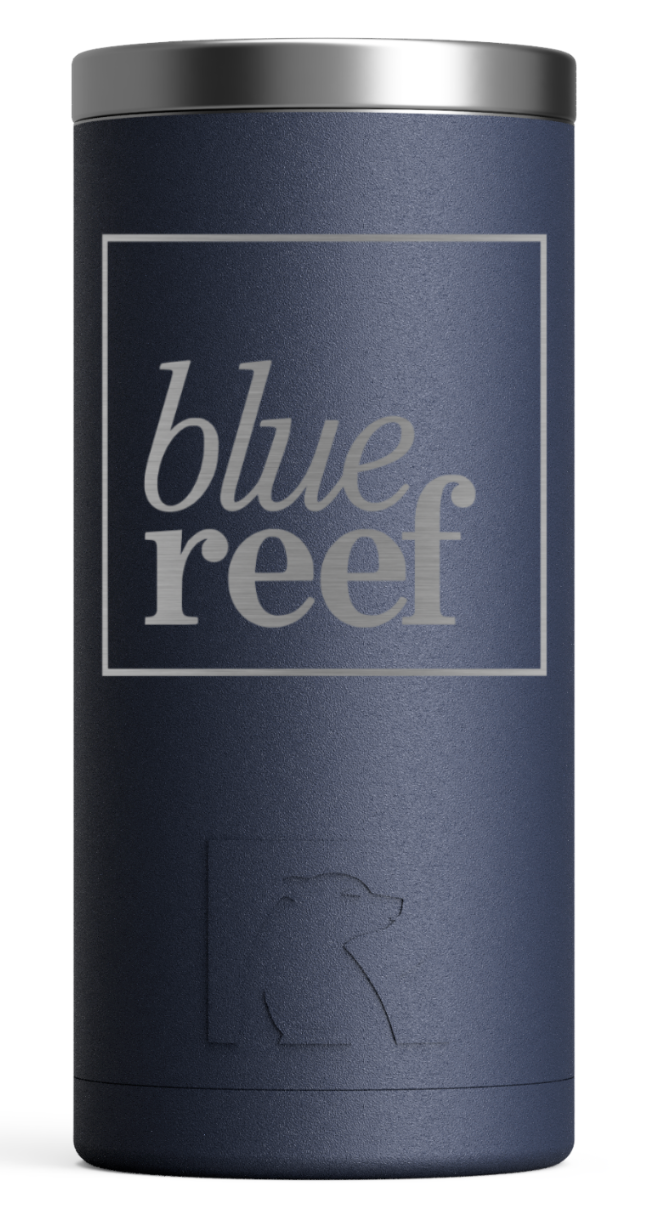 Blue Reef 12 OZ Skinny Can Cooler
