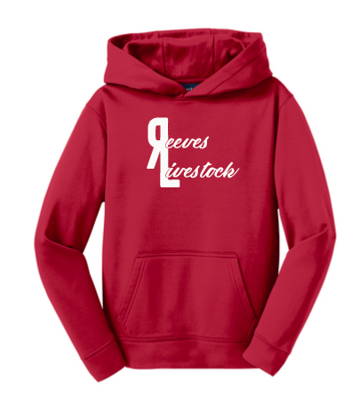 Reeves Livestock Sport-Wick® Fleece Hooded Pullover