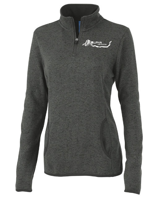 Alpha Cattle Heathered Fleece Pullover