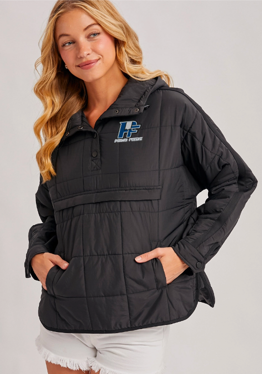 Primo Quilted Puffer Hooded Pullover Jacket