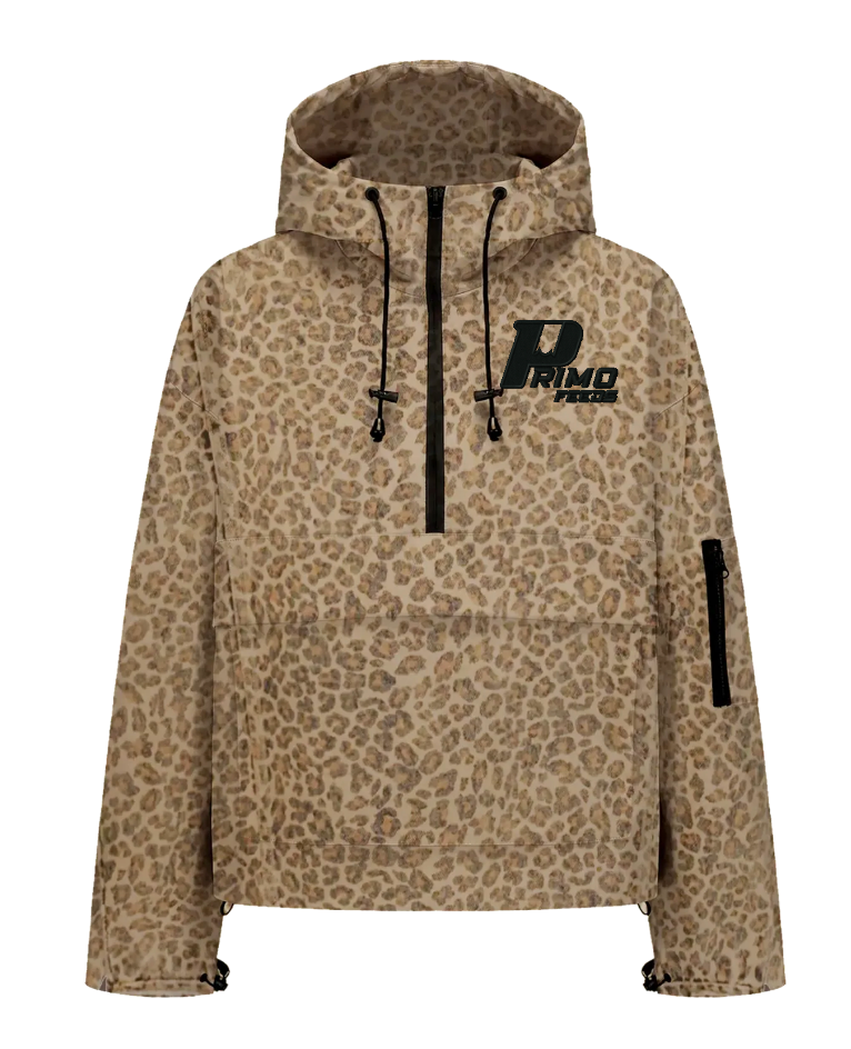 Primo Leopard Oversized Windbreaker