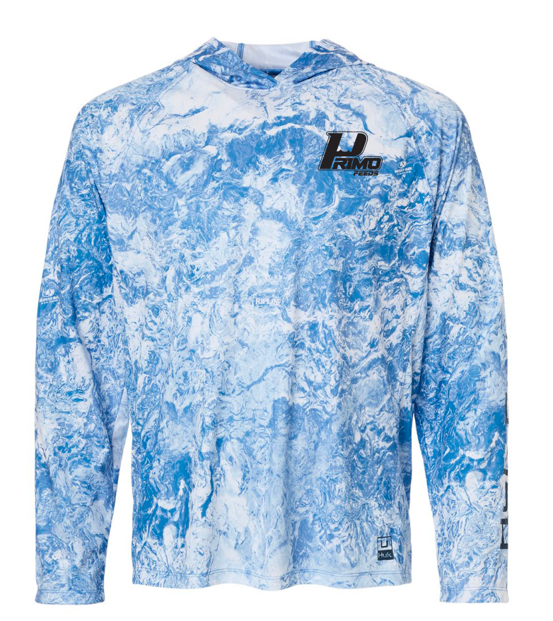 Primo Mossy Oak Printed Hooded Long Sleeve T-Shirt