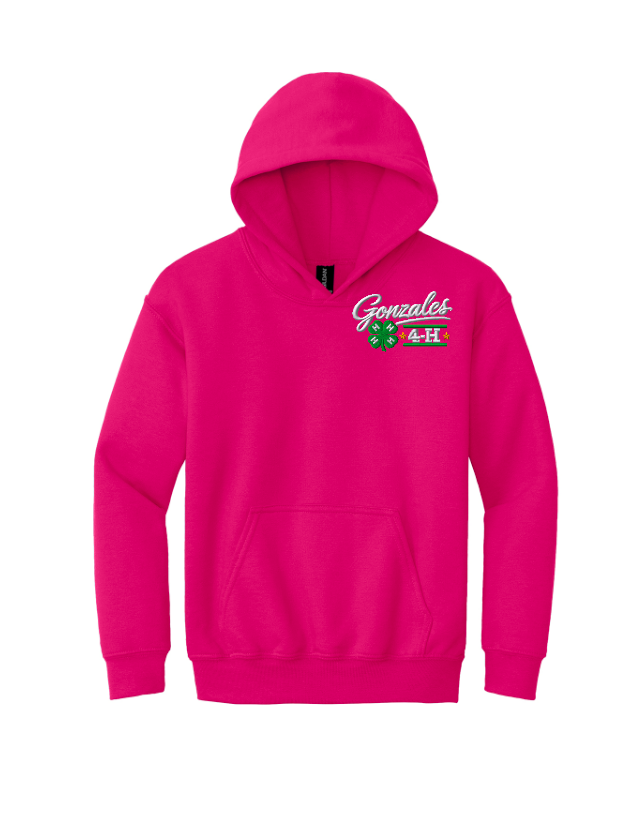 Gonzales 4-H Gildan Hooded Sweatshirt