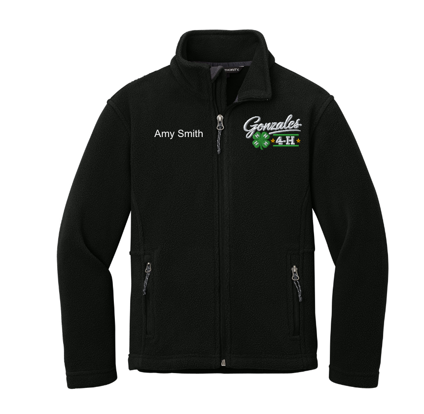 Gonzales 4-H Youth Port Authority Fleece Jacket