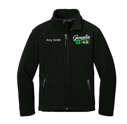 Gonzales 4-H Youth Port Authority Fleece Jacket