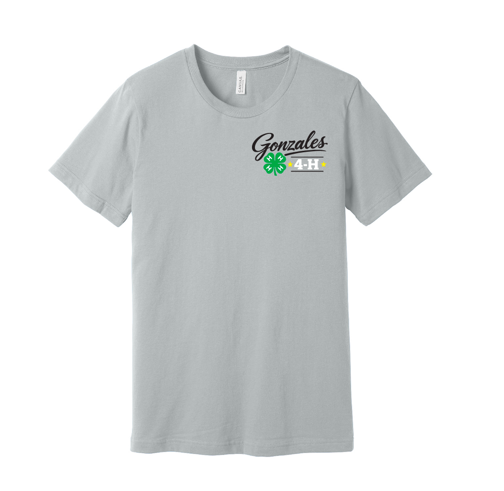 Gonzales 4-H Bella Canvas Tee