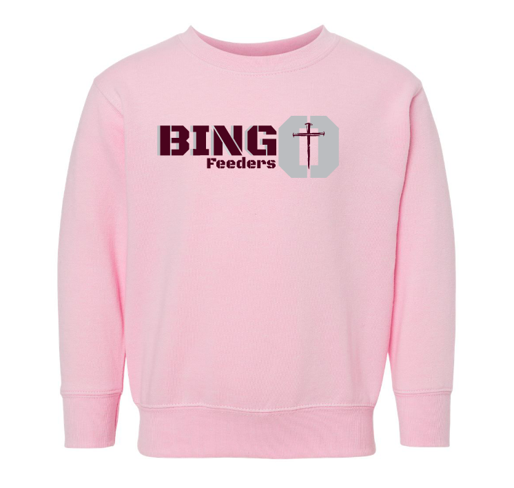 Bingo Toddler Toddler Fleece Crewneck Sweatshirt