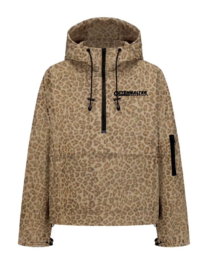 Ottenwalter Leopard Oversized Windbreaker