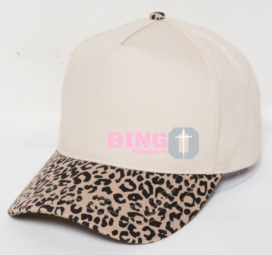 Bingo Canvas Leopard Hat