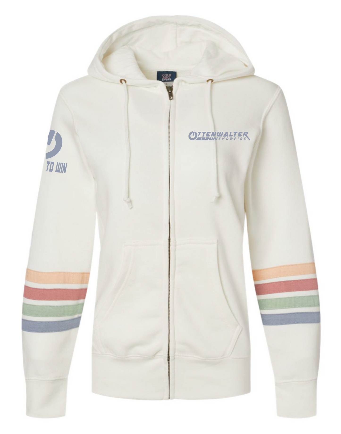 Women's Striped Sleeves Sweatshirt