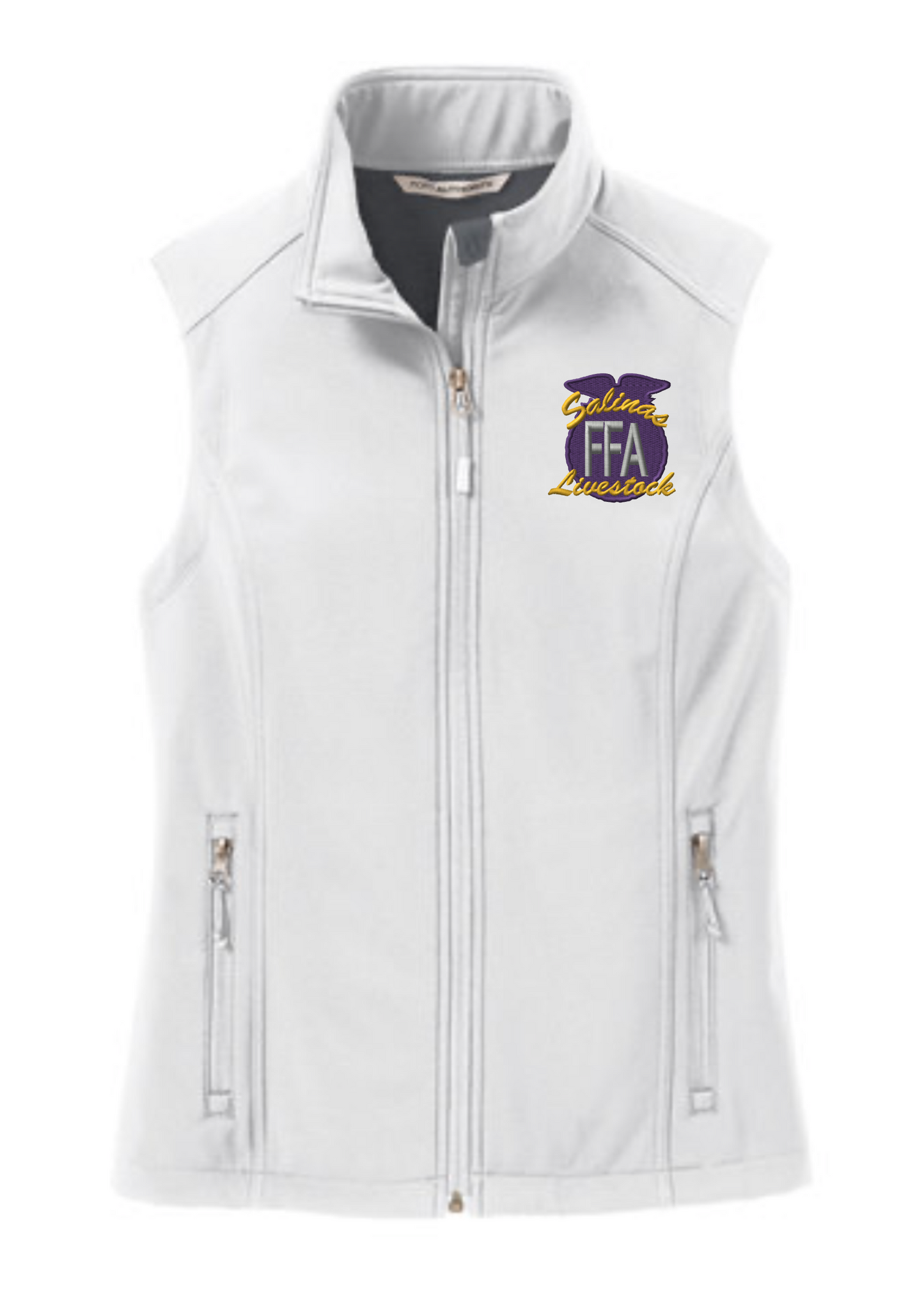 Salinas FFA Livestock Ladies Core Soft Shell Vest Personalized