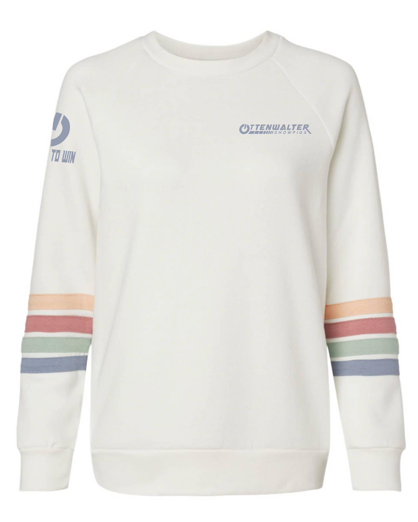 Women's Striped Sleeves Sweatshirt